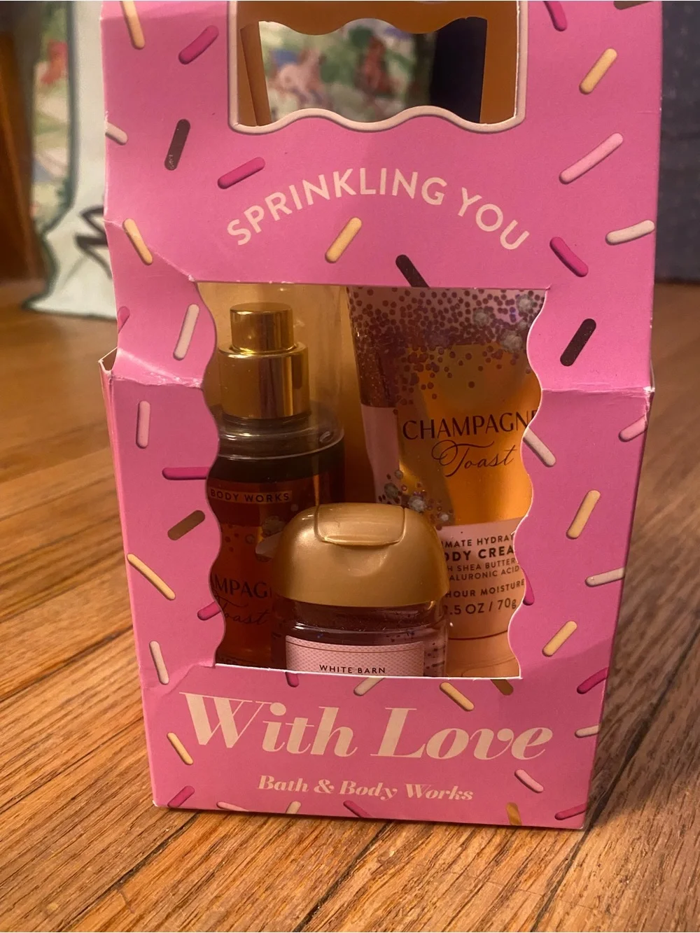 Bath & Body Works Pink & Peach Gift Set - Peach Blossom & Champagne Toast
